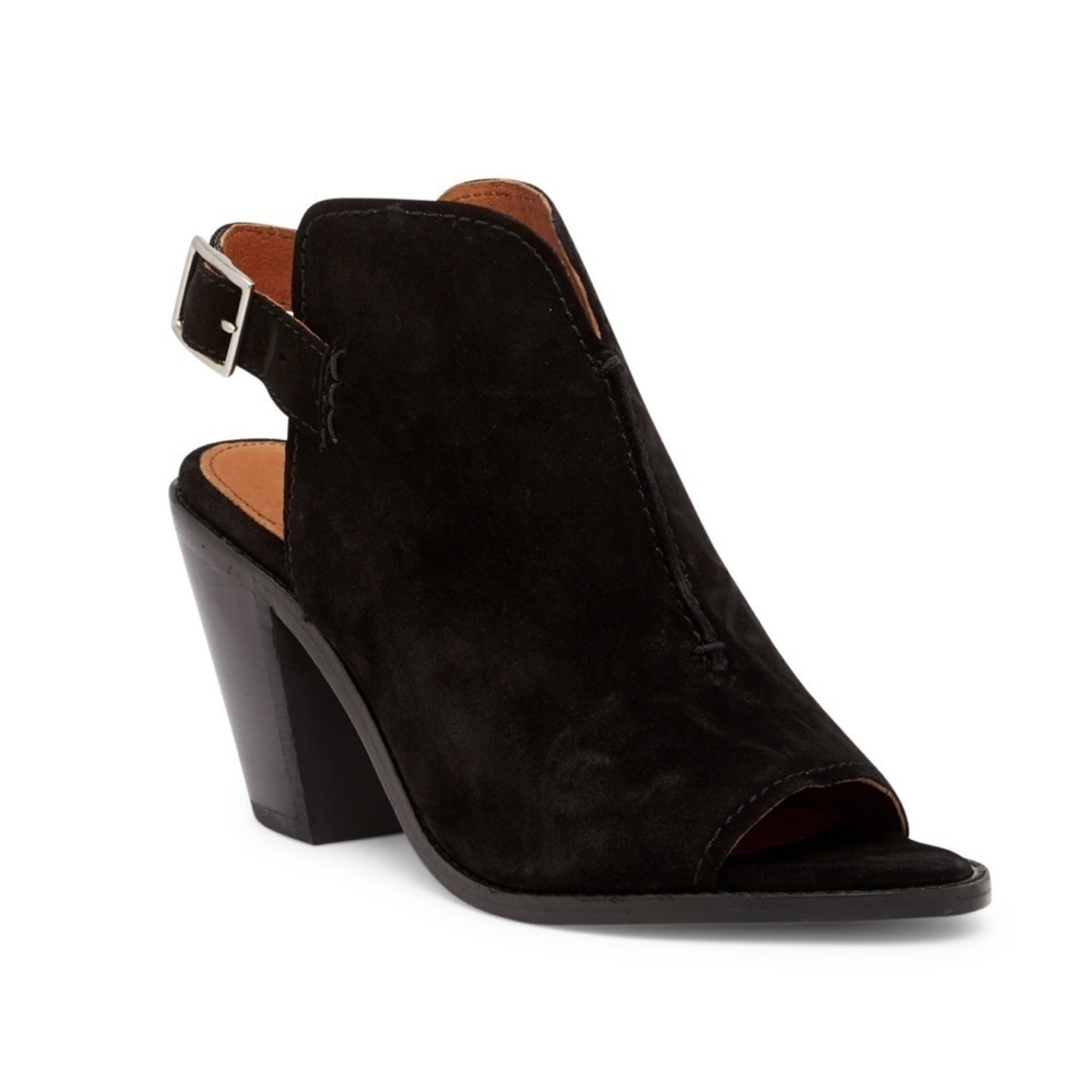 Frye Courtney Sling Block Heel Sandals Booties 6.5